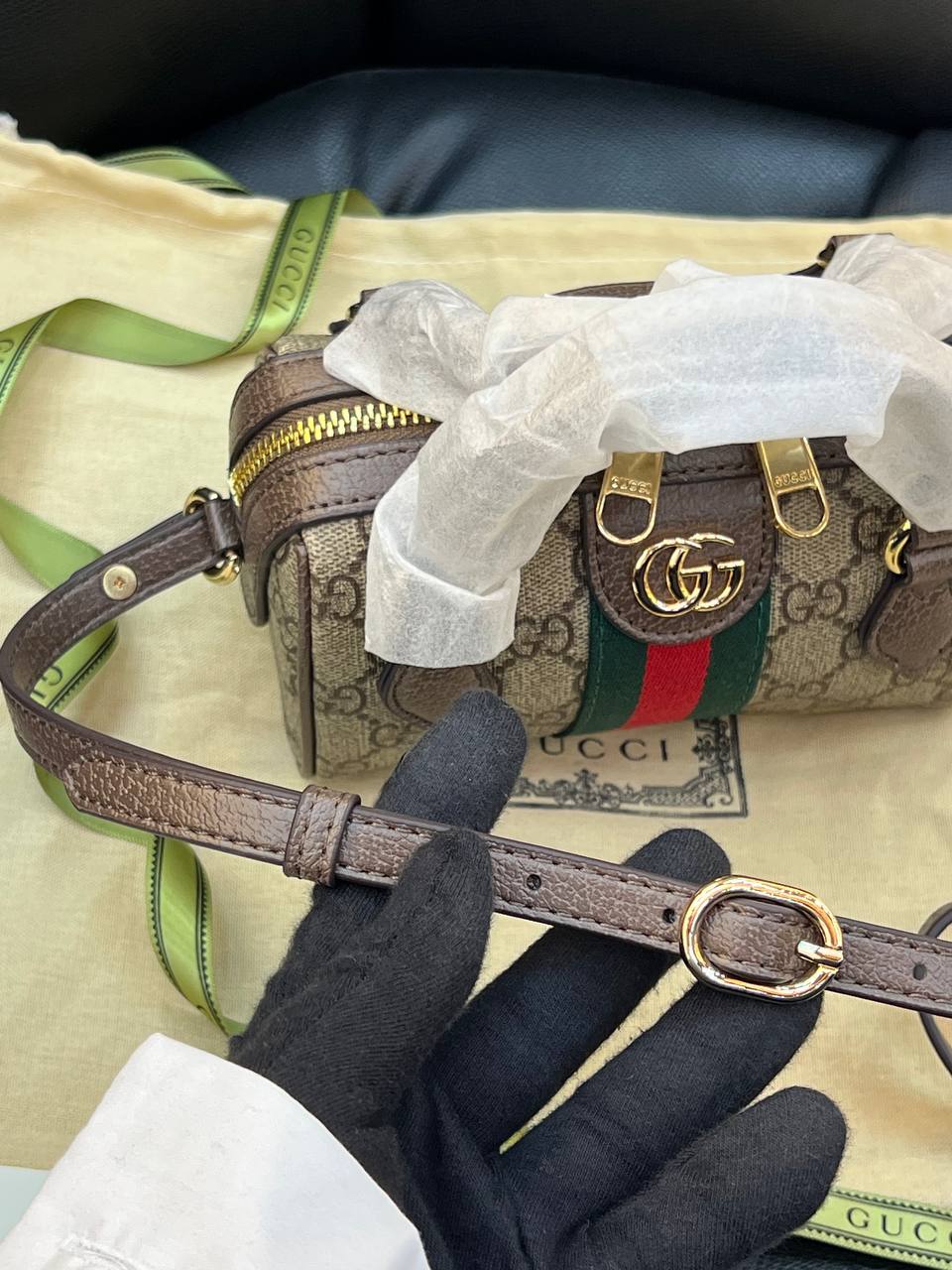 Ophidia small Boston Bag