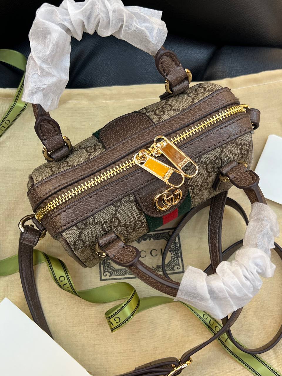 Ophidia small Boston Bag