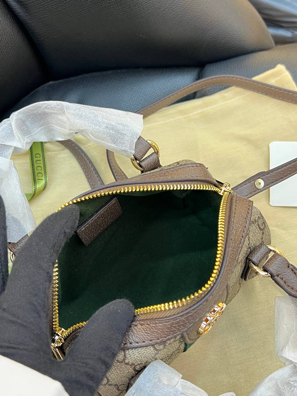 Ophidia small Boston Bag