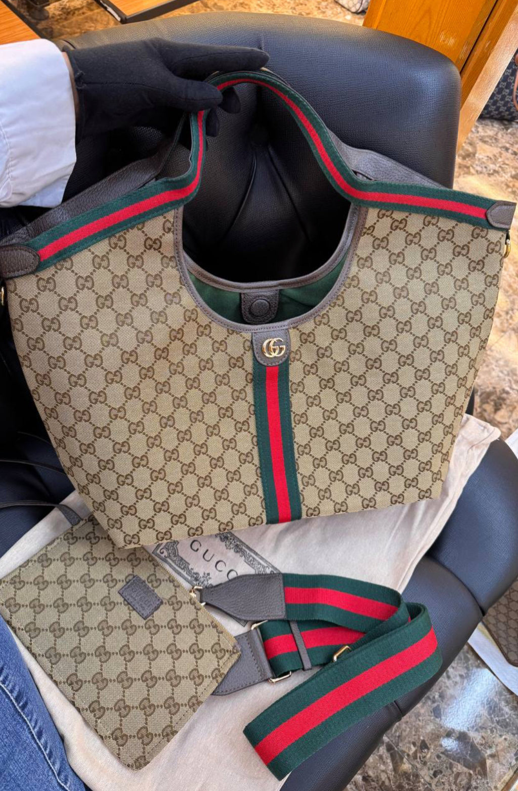 Gucci GIGLIO tote large size