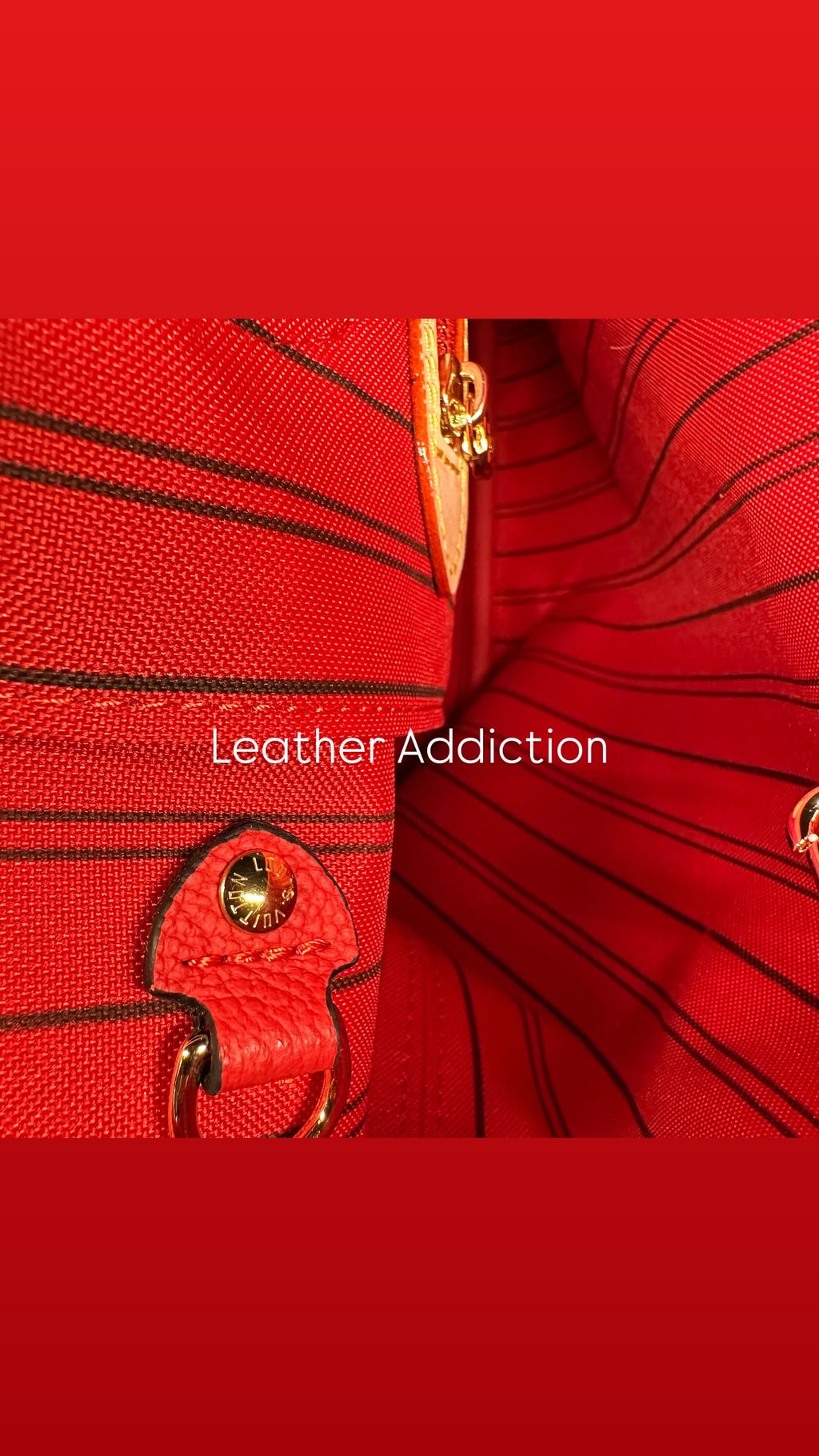 Louis Vuitton Neverfull Bandouliere Inside Out MM