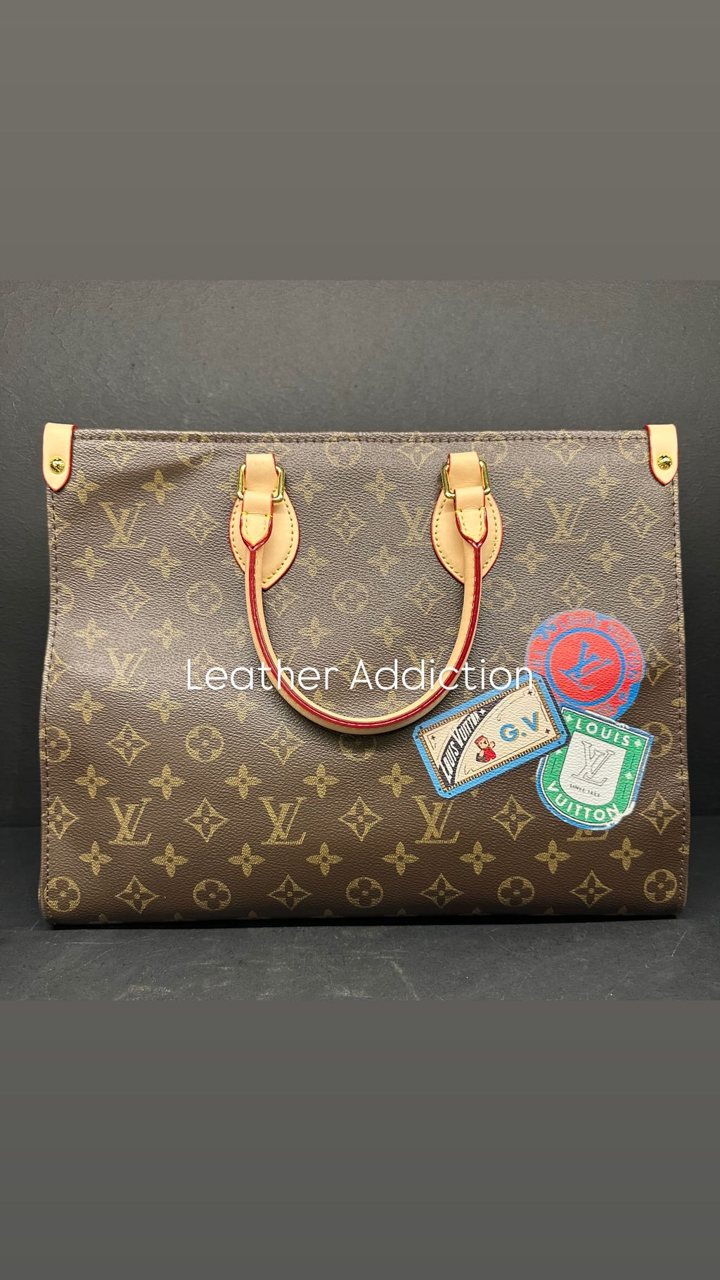 Louis Vuitton On The Go MM Mon Monogram